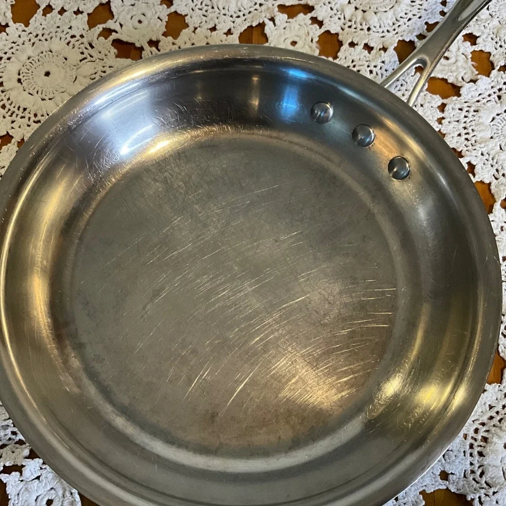 Calphalon Tri Ply Stainless‎ Steel 10 Inch Fry Pan Omelette